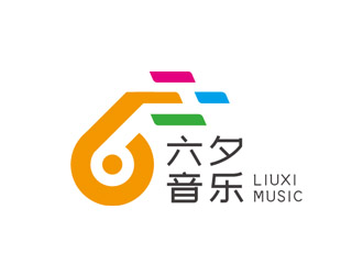 趙鵬的六夕音樂logo設(shè)計