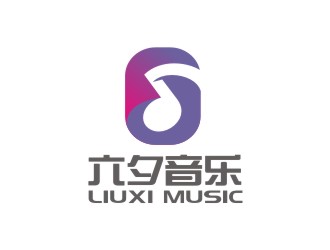 曾翼的六夕音樂logo設(shè)計