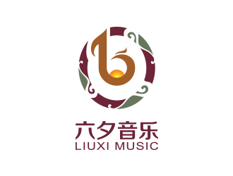 黃安悅的六夕音樂logo設(shè)計