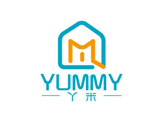 朱紅娟的丫米   英文名:yummylogo設(shè)計(jì)