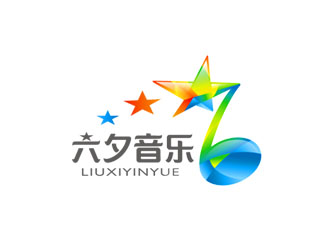 郭慶忠的六夕音樂logo設(shè)計