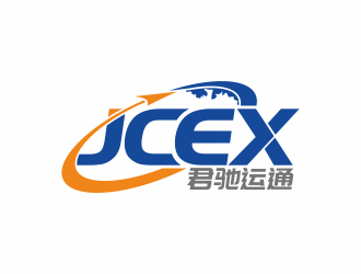 何嘉健的君馳運通（英文：JCEX）logo設(shè)計