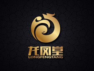 郭慶忠的龍鳳堂保健養(yǎng)生商標設(shè)計logo設(shè)計