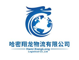 李杰的哈密翔龍物流有限公司logo設(shè)計