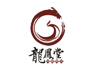 李正東的龍鳳堂保健養(yǎng)生商標設(shè)計logo設(shè)計