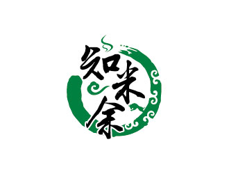 李賀的知米余牛肉粉餐廳標(biāo)志logo設(shè)計(jì)