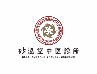 湯儒娟的妙泓堂中醫(yī)診所logo設(shè)計