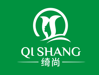 李杰的綺尚 英文Qi Shang 化妝品品牌logologo設(shè)計