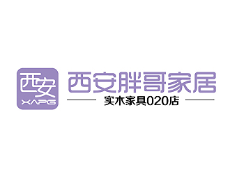 秦曉東的西安胖哥家居logo設(shè)計