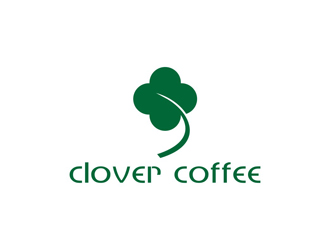 孫永煉的clover coffeelogo設(shè)計(jì)