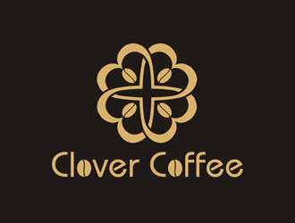 譚家強(qiáng)的clover coffeelogo設(shè)計(jì)