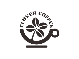 劉小勇的clover coffeelogo設(shè)計