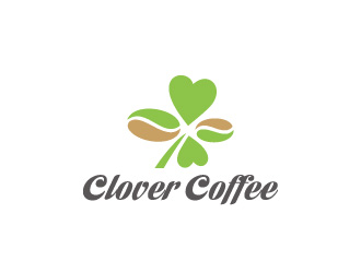 周金進(jìn)的clover coffeelogo設(shè)計