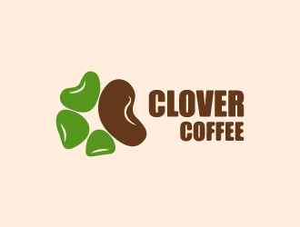 農(nóng)曉銀的clover coffeelogo設(shè)計(jì)