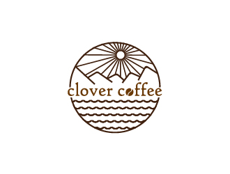 劉雙的clover coffeelogo設(shè)計