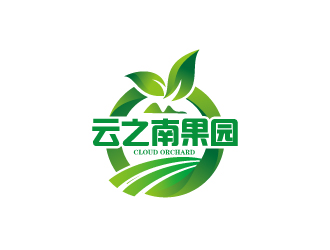 連杰的云之南果園CLOUD ORCHARDlogo設(shè)計(jì)