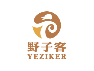 彭波的野子客 拼音yeziker零售商標(biāo)設(shè)計(jì)logo設(shè)計(jì)