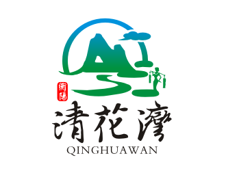 姜彥海的清花灣種植產(chǎn)業(yè)基地logo設(shè)計(jì)logo設(shè)計(jì)