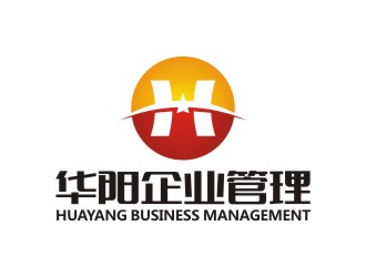 曾翼的深圳市華陽(yáng)企業(yè)管理有限公司logo設(shè)計(jì)