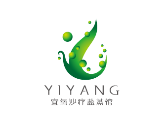 張曉明的沙療養(yǎng)身蒸館單色字體設計logo設計