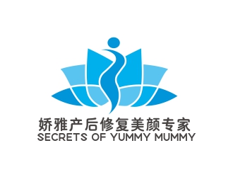 劉小勇的嬌雅產(chǎn)后修復美顏專家secrets of yummy mummylogo設計