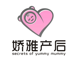 李正東的嬌雅產(chǎn)后修復(fù)美顏專家secrets of yummy mummylogo設(shè)計(jì)