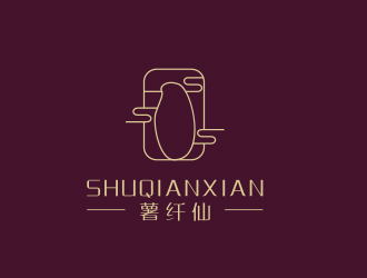 黃安悅的薯芊仙logo設(shè)計