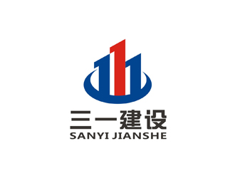 孫永煉的河南三一建設(shè)發(fā)展有限公司logo設(shè)計(jì)