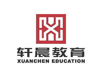 彭波的軒晨教育logo設(shè)計