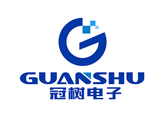 潘樂(lè)的廣州冠樹(shù)電子科技有限公司 GuanShulogo設(shè)計(jì)