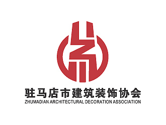 彭波的駐馬店市建筑裝飾協(xié)會logo設計