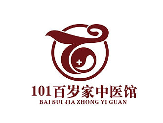 盛銘的101百歲家中醫(yī)館或國醫(yī)館logo設(shè)計(jì)