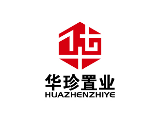 張俊的中國紅印章房地產標志logo設計