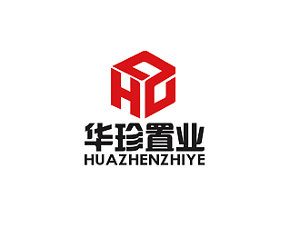 秦曉東的中國紅印章房地產標志logo設計