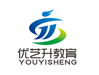 趙鵬的優(yōu)藝升教育logo設(shè)計(jì)