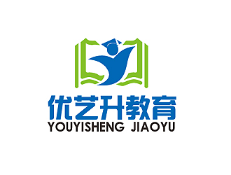 秦曉東的優(yōu)藝升教育logo設(shè)計(jì)