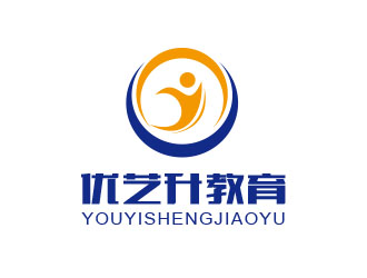 朱紅娟的優(yōu)藝升教育logo設(shè)計(jì)