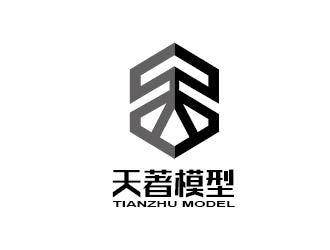 李賀的天著模型logo設計