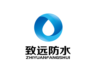 張俊的建筑防水工程單色logologo設(shè)計