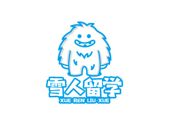 周金進的雪人雪怪卡通logo設計logo設計