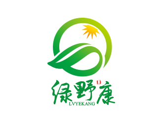 黃安悅的綠野康logo設(shè)計