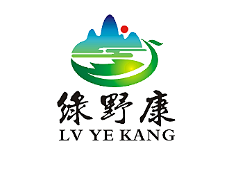 勞志飛的綠野康logo設(shè)計