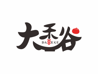 湯儒娟的大禾谷中式快餐標志設(shè)計logo設(shè)計