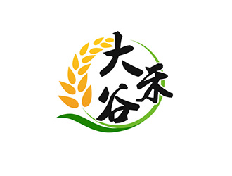 吳曉偉的大禾谷中式快餐標(biāo)志設(shè)計(jì)logo設(shè)計(jì)