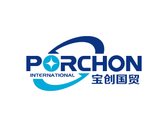 張俊的PORCHON INTERNATIONAL 寶創(chuàng)國貿(mào)logo設(shè)計