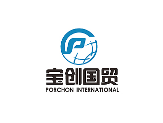 秦曉東的PORCHON INTERNATIONAL 寶創(chuàng)國貿(mào)logo設(shè)計