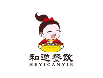 孫金澤的和逸餐飲連鎖店logo設(shè)計