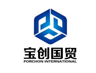 余亮亮的PORCHON INTERNATIONAL 寶創(chuàng)國貿(mào)logo設(shè)計