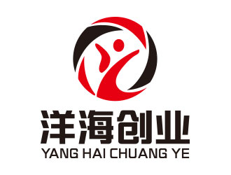 向正軍的洋海創(chuàng)業(yè)logo設(shè)計