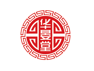 趙鵬的華晏堂logo設計